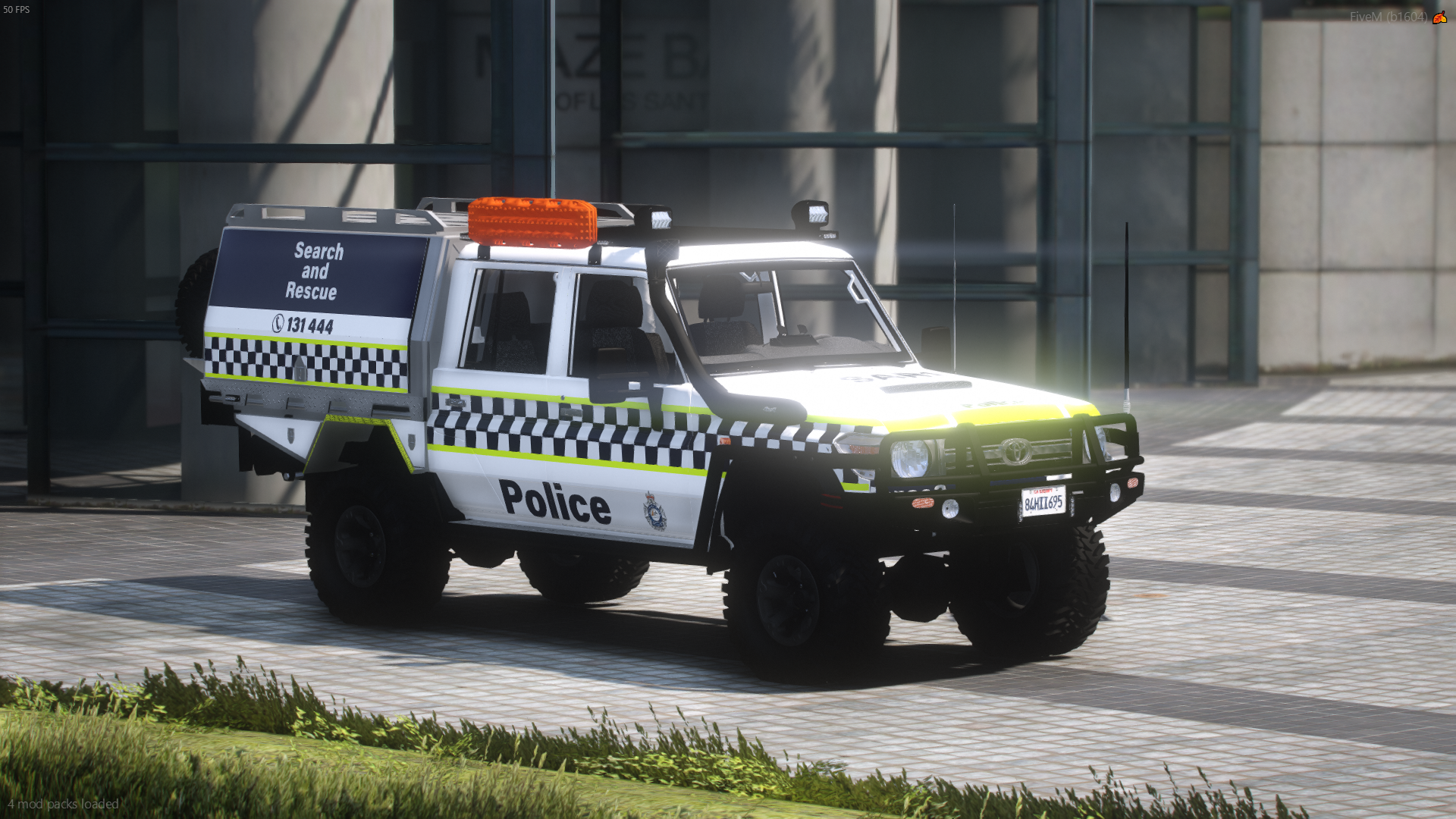 Australian Search and Rescue Landcruiser product banner