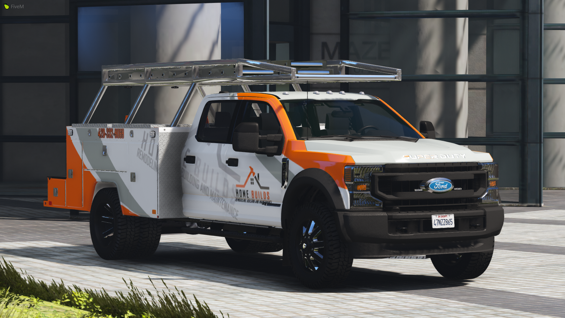 {DOT} Construction 2018 Ford F450 Utility product banner