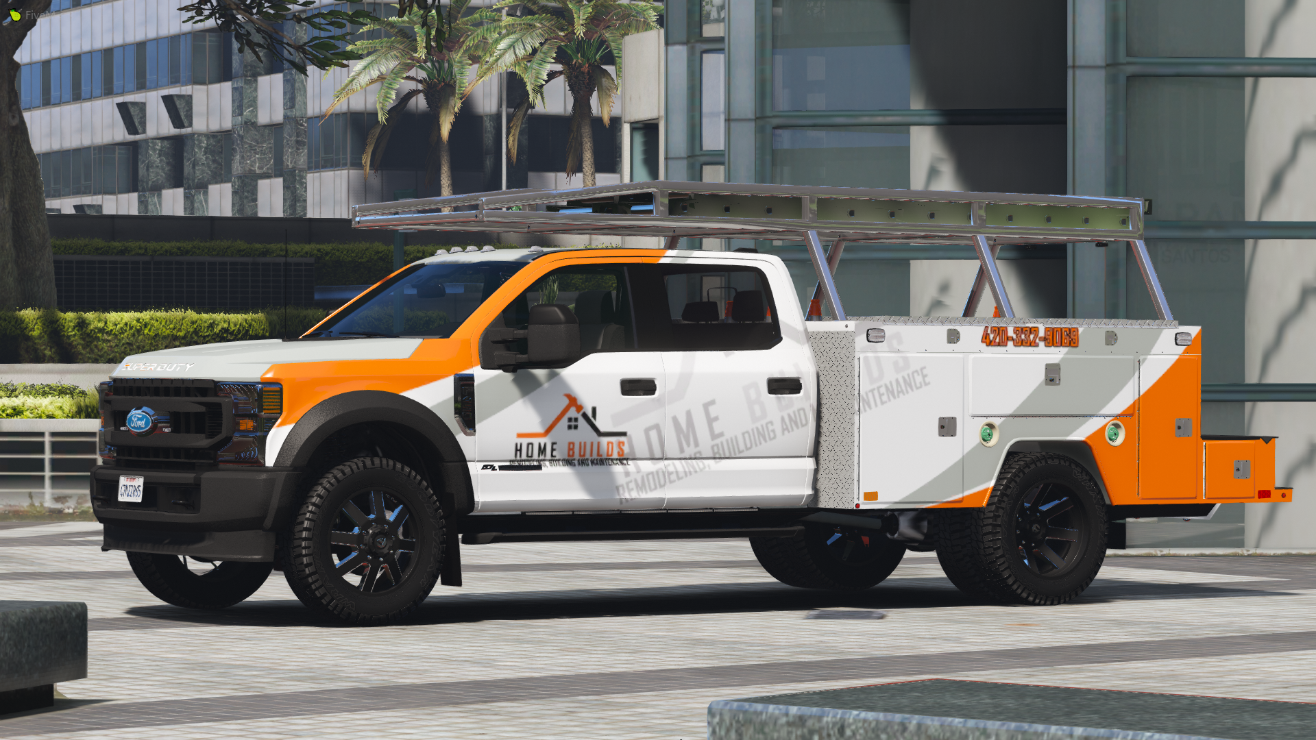 {DOT} Construction 2018 Ford F450 Utility product banner